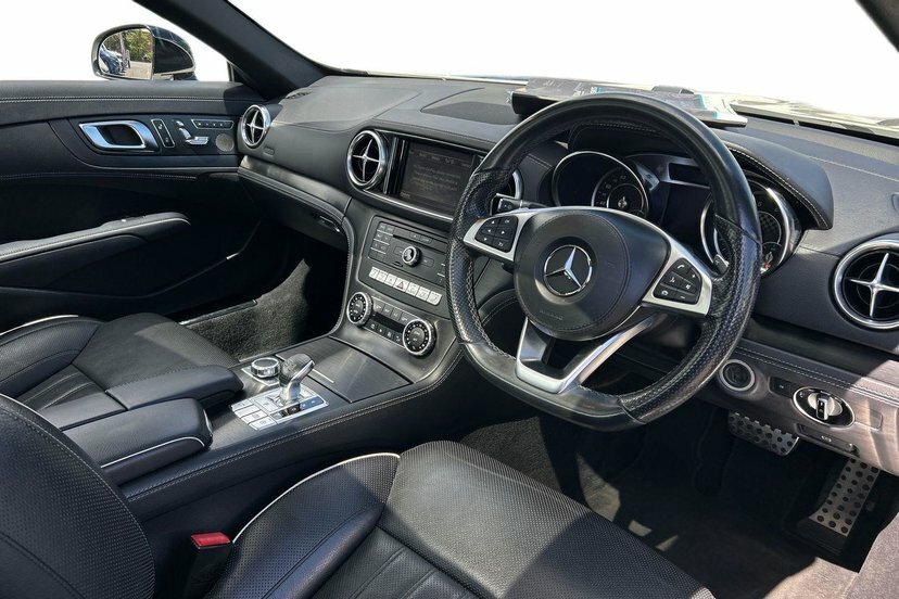 Mercedes-Benz SL Class 3.0 Sl400 V6 Amg Line Roadster G-tronic White #5