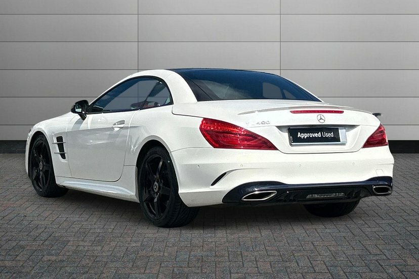 Mercedes-Benz SL Class 3.0 Sl400 V6 Amg Line Roadster G-tronic White #2