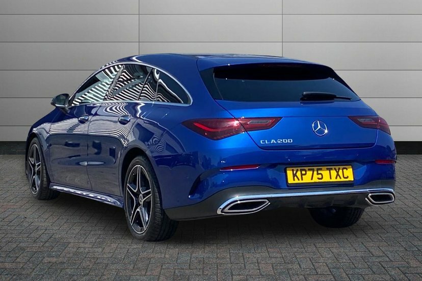 Mercedes-Benz CLA Class Cla200h Mhev Amg Line Executive Shooting Brake 5 KP75TXC Blue #2