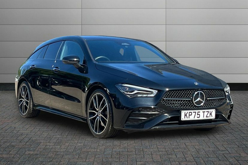 Mercedes-Benz CLA Class Cla200h Mhev Amg Line Premium Shooting Brake Black