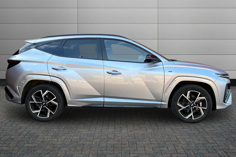 Hyundai Tucson 1.6 T-gdi N Line Suv Hybrid 215 P AU74RRV Silver #4