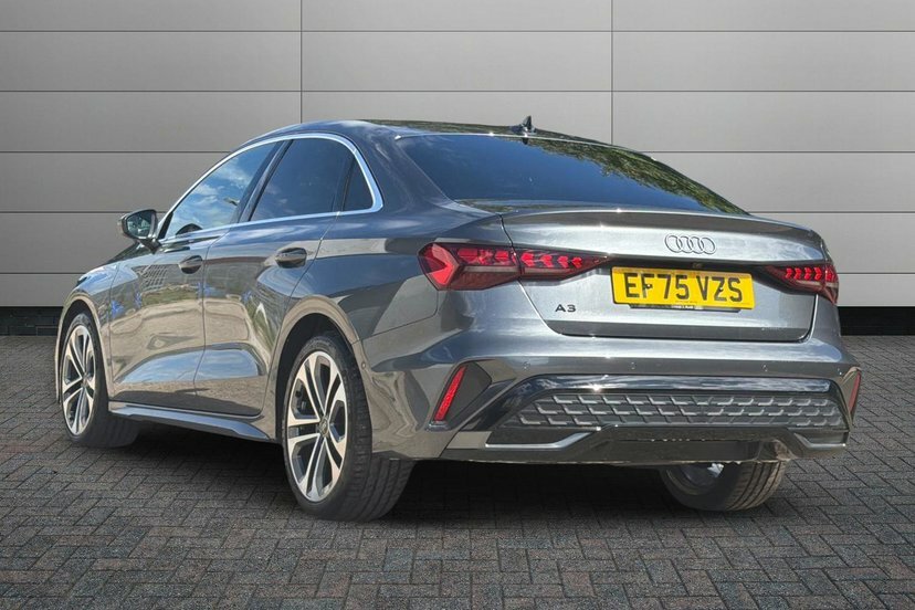 Audi A3 1.5 Tfsi S Line Saloon S Tronic 116 Ps EF75VZS Grey #3