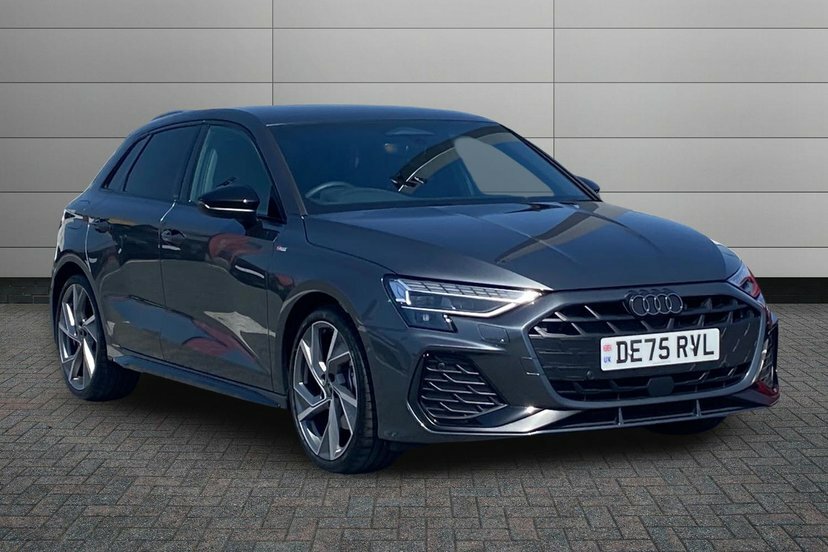 Audi A3 1.5 Tfsi Black Edition Sportback S Tron Grey