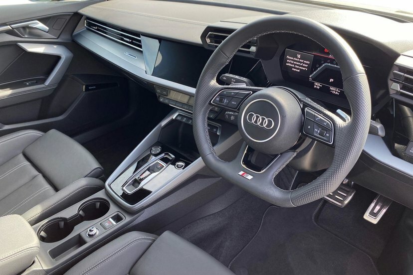 Audi A3 1.5 Tfsi 35 S Line Saloon S Tronic 150 EO26DXM Black #6