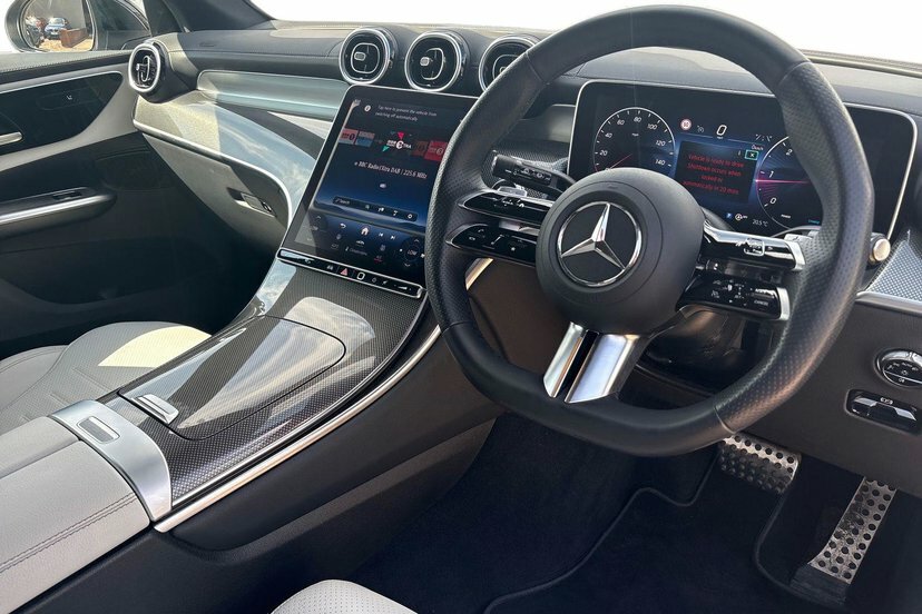 Mercedes-Benz GLC Class 2.0 Glc220dh Mhev Amg Line Suv Hybrid G BU73RGX Black #5