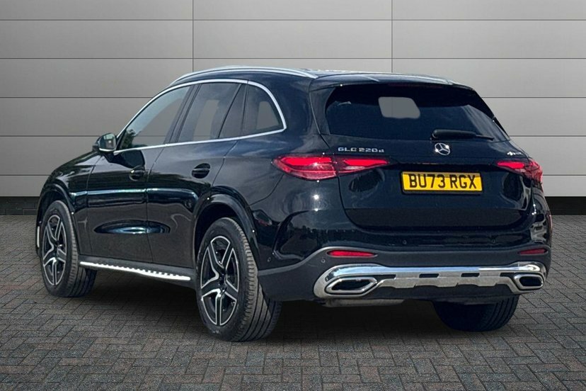 Mercedes-Benz GLC Class 2.0 Glc220dh Mhev Amg Line Suv Hybrid G BU73RGX Black #2