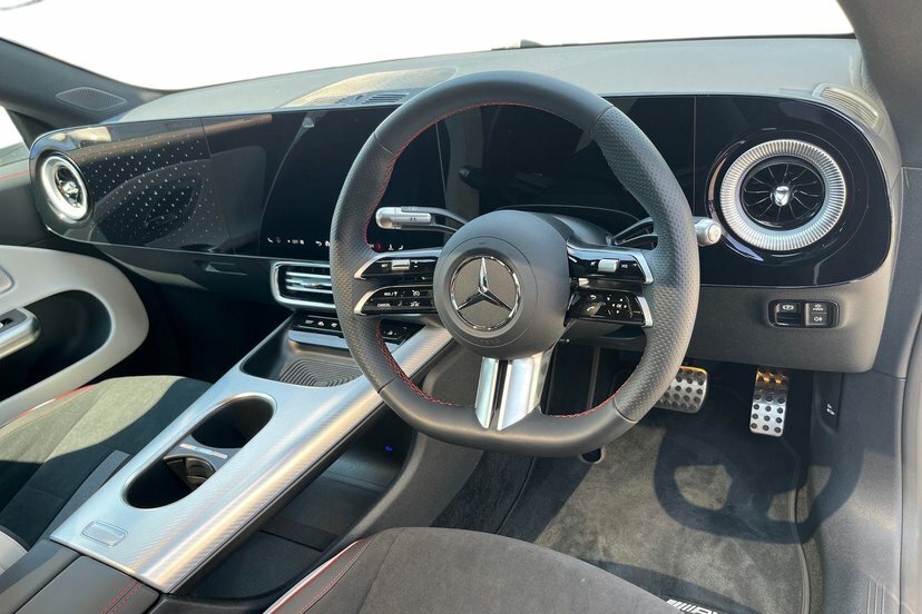 Mercedes-Benz CLA Class Cla180h Hybrid Amg Line Executive Saloon White #5