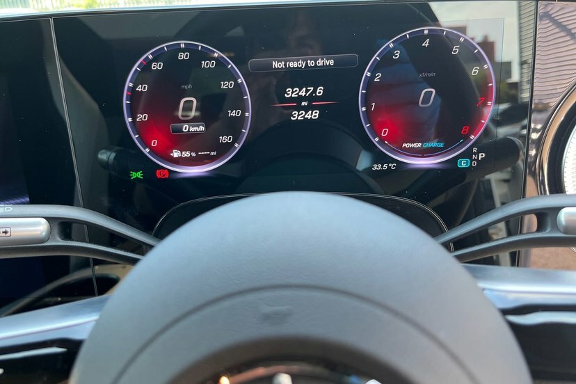 Mercedes-Benz CLA Class Cla180h Hybrid Amg Line Executive Saloon White #6