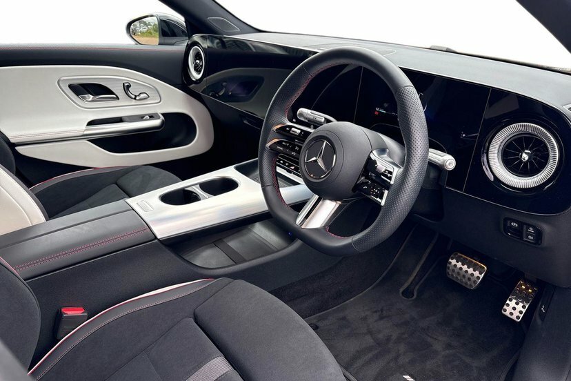 Mercedes-Benz CLA Class Cla180h Hybrid Amg Line Premium Saloon KO75FYU Black #5