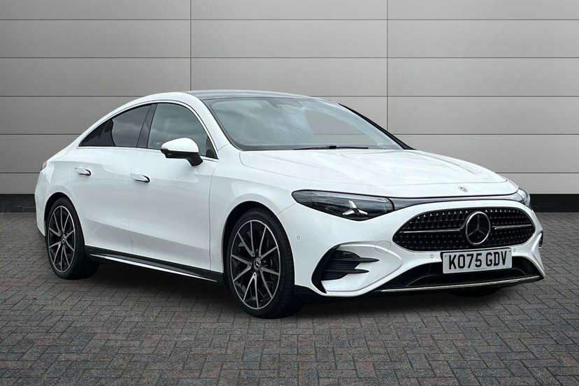 Mercedes-Benz CLA Class 1.5 Cla180h Hybrid Amg Line Premium Saloon P KO75GDV White