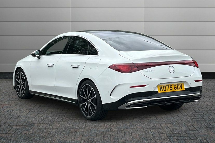 Mercedes-Benz CLA Class 1.5 Cla180h Hybrid Amg Line Premium Saloon P KO75GDV White #2