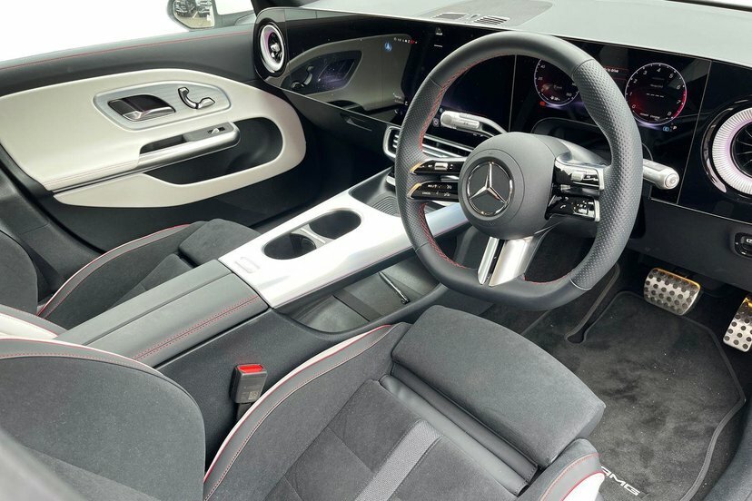 Mercedes-Benz CLA Class 1.5 Cla180h Hybrid Amg Line Premium Saloon P KO75GDV White #5