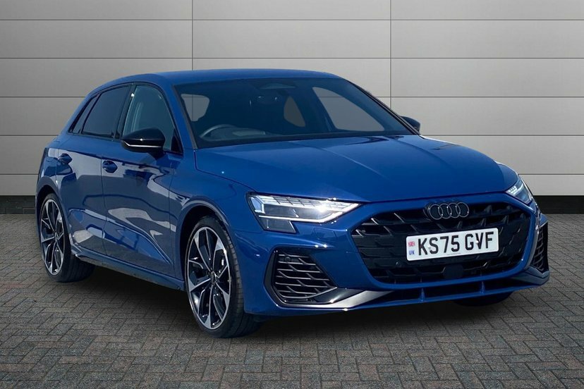 Audi S3 2.0 Tfsi Black Edition Sportback S Tron Blue