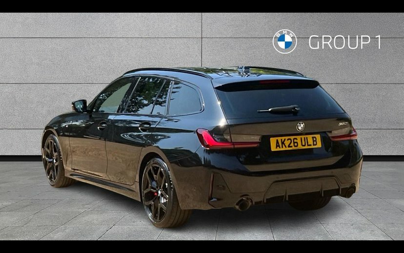 BMW 3 Series 320I M Sport Touring AK26ULB Black #2