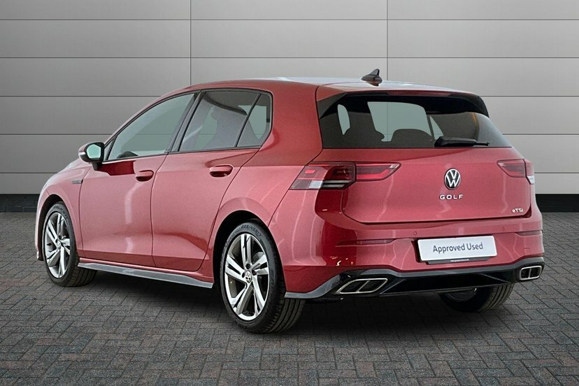 Volkswagen Golf 1.5 Etsi Mhev R-line Hatchback Hybrid D AU71UZE Red #3