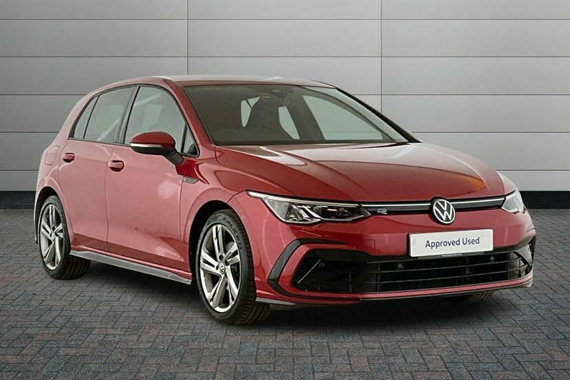 Volkswagen Golf 1.5 Etsi Mhev R-line Hatchback Hybrid D Red