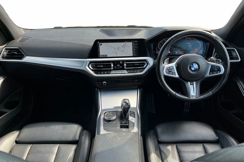BMW 3 Series 2.0 320D M Sport Touring 190 Ps AJ69FFX Black #6