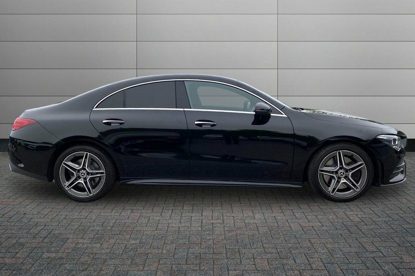 Mercedes-Benz CLA Class 2.0 Cla220 Amg Line Premium Coupe 7G- WX69UZJ Black #3