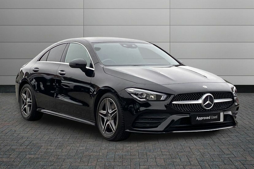 Mercedes-Benz CLA Class 2.0 Cla220 Amg Line Premium Coupe 7G- Black