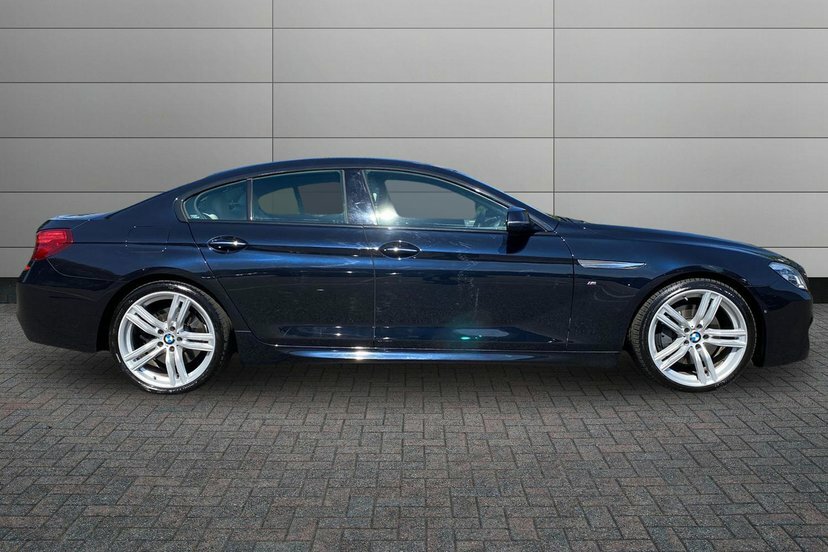BMW 6 Series Gran Coupe 3.0 640D M Sport Saloon 313 Ps Black #4