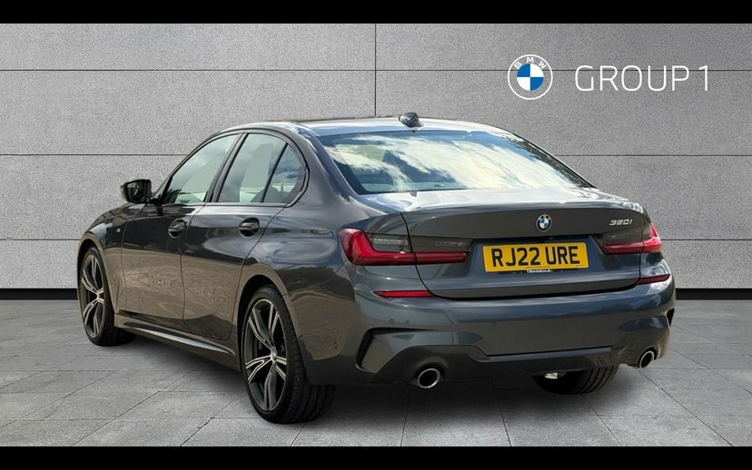 BMW 3 Series 320I M Sport Saloon RJ22URE Grey #2