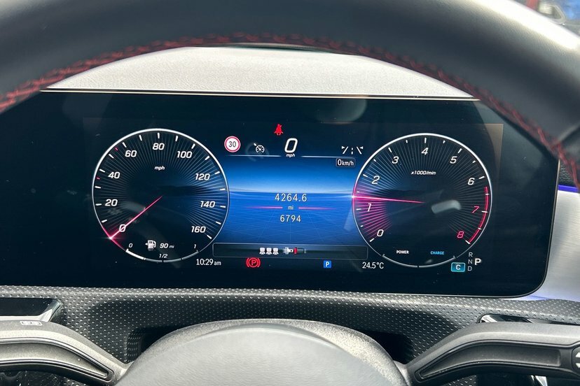 Mercedes-Benz CLA Class 1.3 Cla200h Mhev Amg Line Executive Coupe Pe KO25YKE Black #6