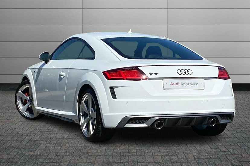 Audi TT 2.0 Tfsi 40 S Line Coupe S Tronic 197 White #3