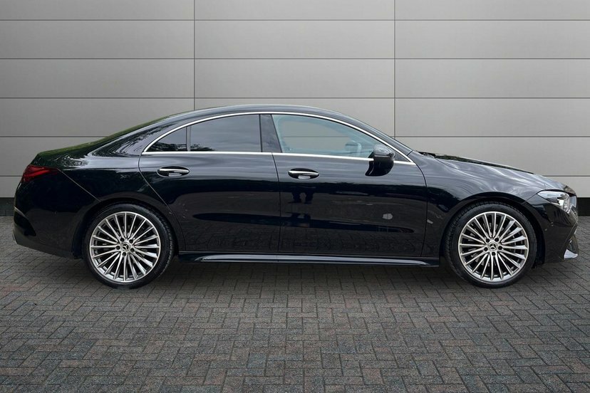 Mercedes-Benz CLA Class Cla200h Mhev Amg Line Premium Coupe KN75WMJ Black #3