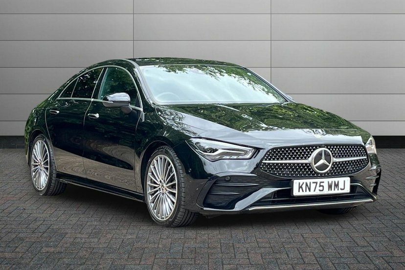 Mercedes-Benz CLA Class 1.3 Cla200h Mhev Amg Line Premium Coupe Petr Black