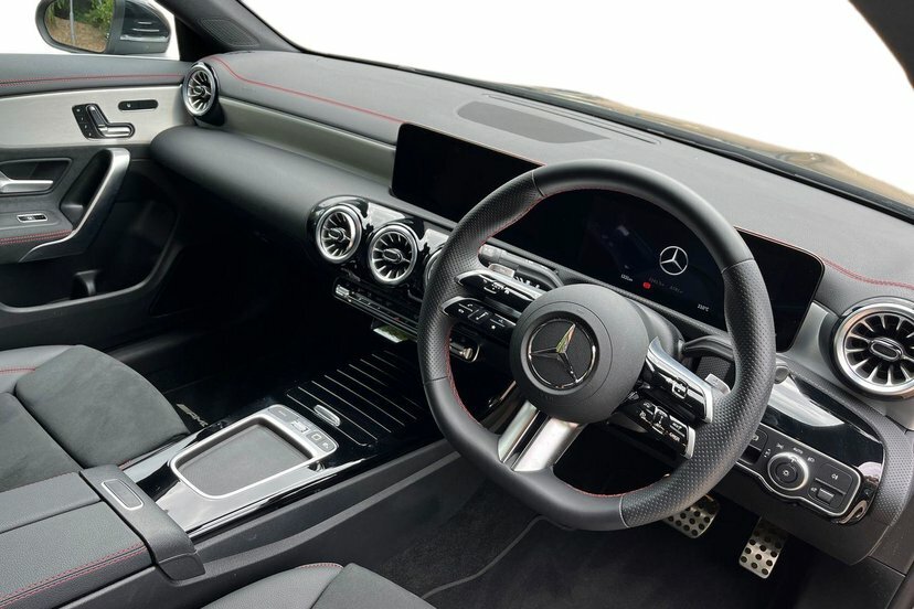 Mercedes-Benz CLA Class Cla200h Mhev Amg Line Premium Coupe KN75WMJ Black #5