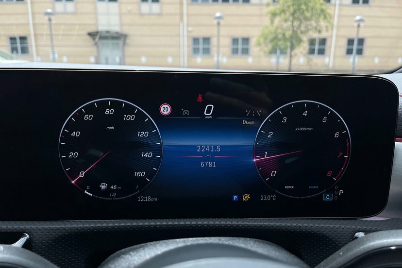 Mercedes-Benz CLA Class Cla200h Mhev Amg Line Premium Coupe KN75WMJ Black #6