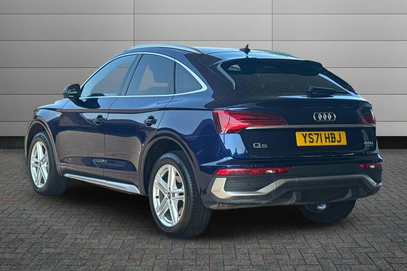 Audi Q5 2.0 Tdi 40 S Line Sportback S Tronic Qu YS71HBJ Blue #3