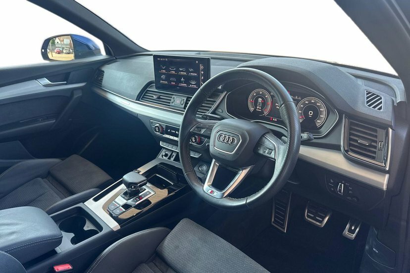 Audi Q5 2.0 Tdi 40 S Line Sportback S Tronic Qu YS71HBJ Blue #6