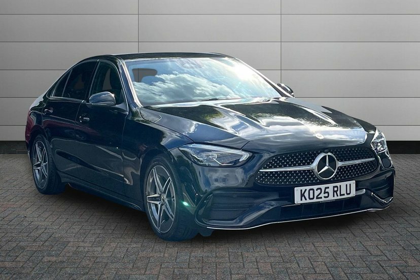 Mercedes-Benz C Class 2.0 C300h Mhev Amg Line Premium Saloon Petro Black #1