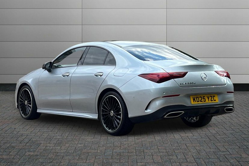 Mercedes-Benz CLA Class Cla220d Amg Line Premium Plus Coupe KO25YZC Silver #2