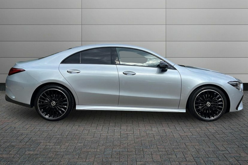 Mercedes-Benz CLA Class Cla220d Amg Line Premium Plus Coupe KO25YZC Silver #3