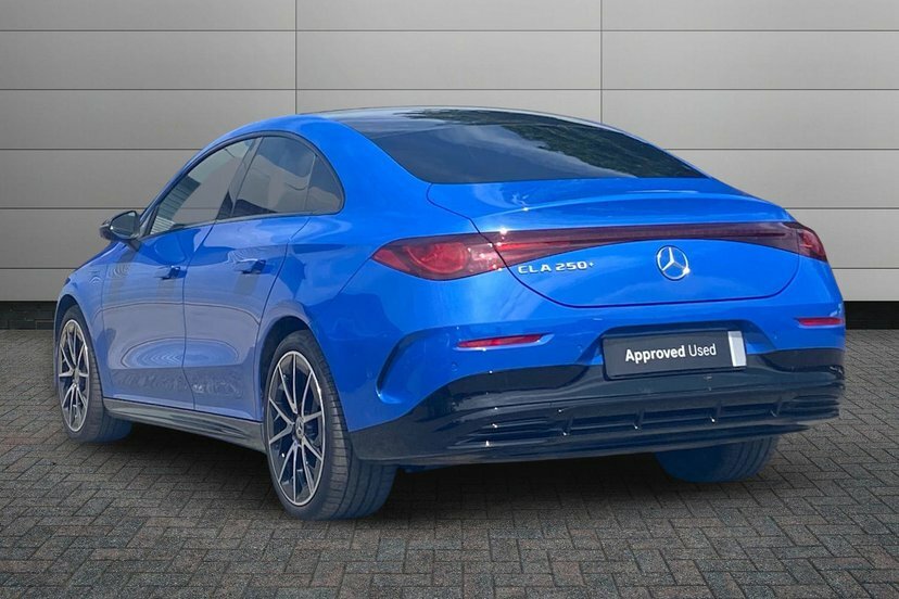 Mercedes-Benz CLA Class Cla250 85Kwh Amg Line Premium Edition Saloon KM75YSJ Blue #2