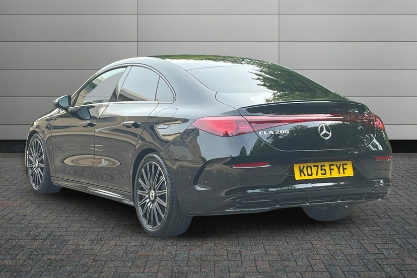 Mercedes-Benz CLA Class Cla200h Hybrid Amg Line Premium Plus KO75FYF Black #2