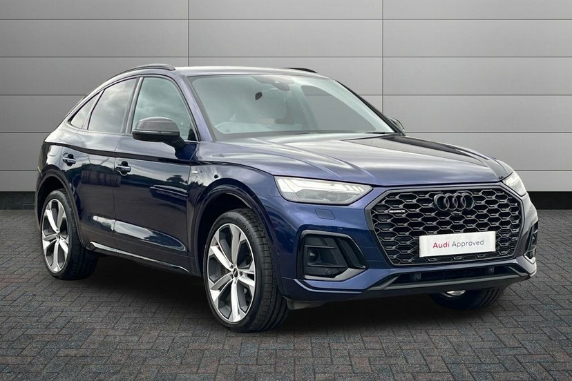 Audi Q5 2.0 Tdi 40 Black Edition Sportback S Tr Blue