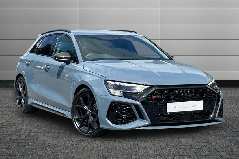 Audi RS3 2.5 Tfsi Carbon Black Sportback S Troni Grey