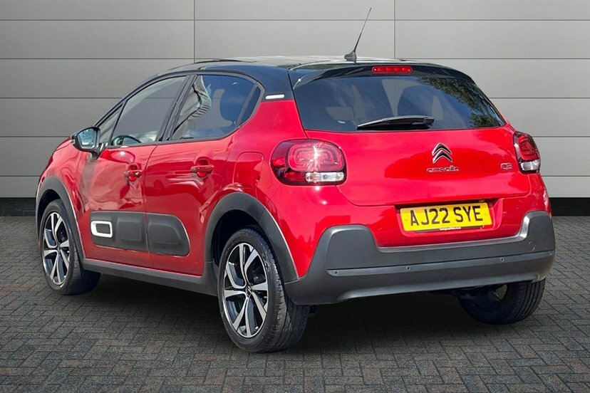 Citroen C3 1.2 Puretech Shine Plus Hatchback Eat6 AJ22SYE Red #3