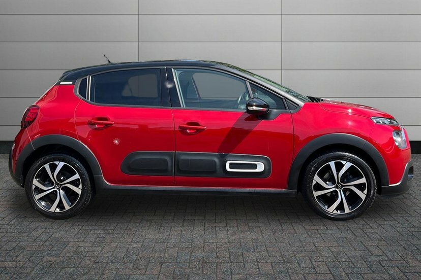 Citroen C3 1.2 Puretech Shine Plus Hatchback Eat6 AJ22SYE Red #4
