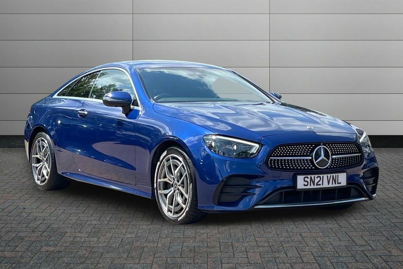 Mercedes-Benz E Class 2.0 E220d Amg Line Premium Coupe G-tr Blue