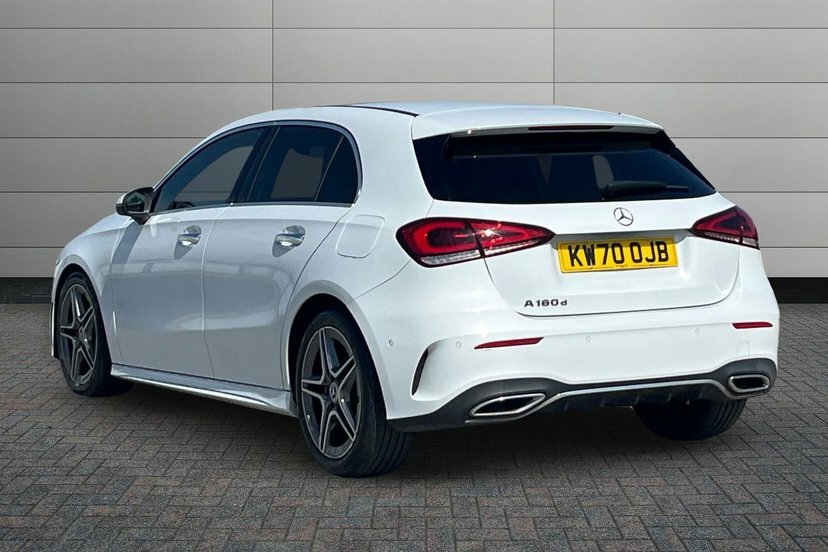 Mercedes-Benz A Class 2.0 A180d Amg Line Premium Plus Hatchback Di White #2