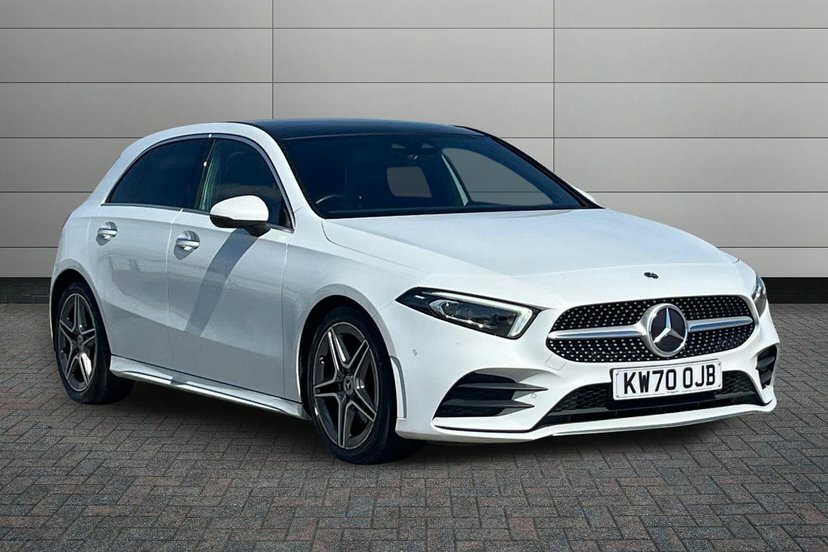 Mercedes-Benz A Class 2.0 A180d Amg Line Premium Plus Hatchback Di White