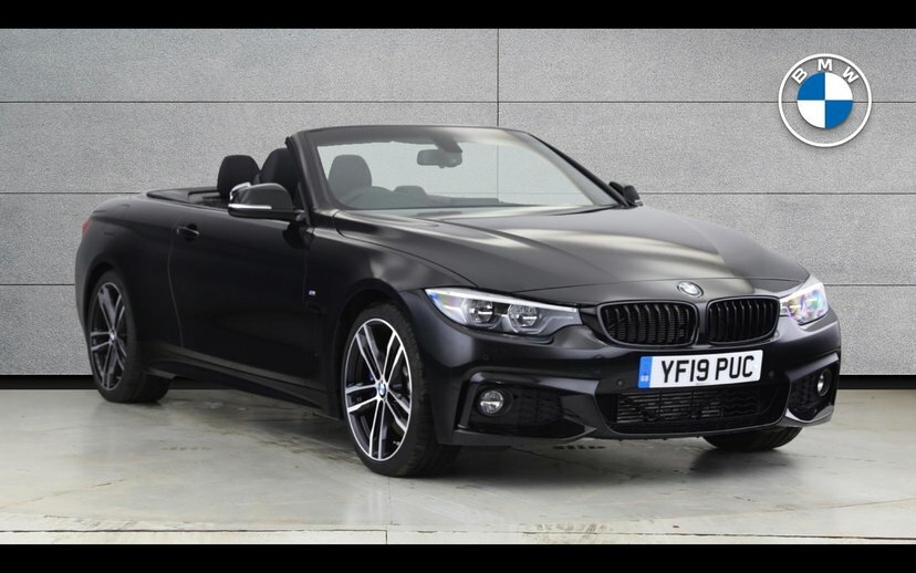 BMW 4 Series 430D M Sport Convertible Black