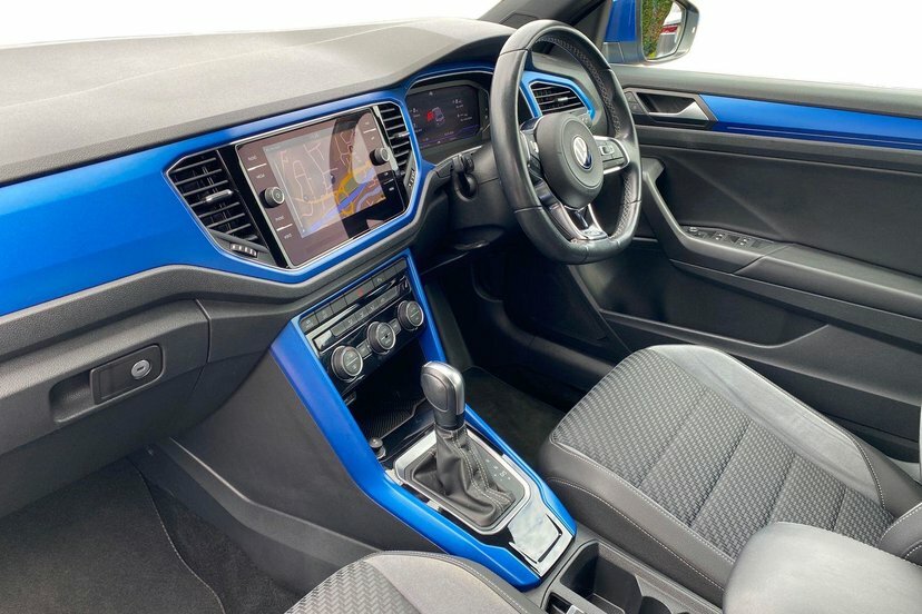 Volkswagen T-Roc 1.5 Tsi Evo R-line Cabriolet Dsg 150 P Blue #2