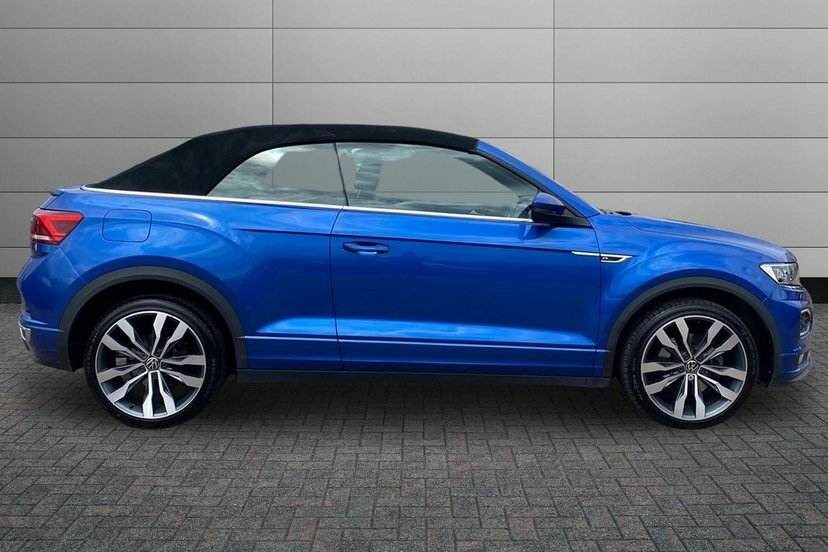 Volkswagen T-Roc 1.5 Tsi Evo R-line Cabriolet Dsg 150 P Blue #4