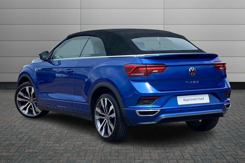 Volkswagen T-Roc 1.5 Tsi Evo R-line Cabriolet Dsg 150 P Blue #3