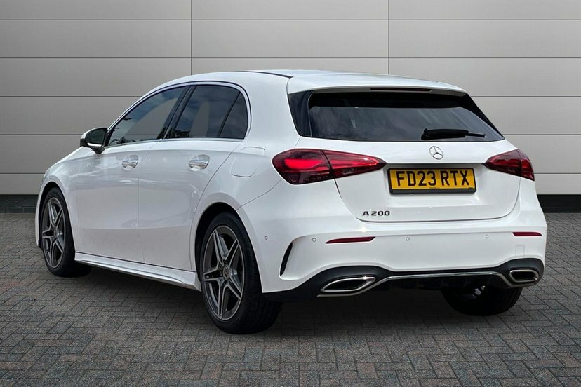 Mercedes-Benz A Class A200h Amg Line Executive Hatchback FD23RTX White #2